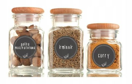 SŁOICZKI na przyprawy 150ml słoiki pojemniczki pojemniki szkło 150 ml na Arena.pl