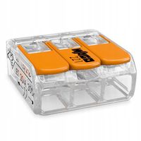 Szybkozłączka Wago 221-413 w cenie, która Cię ucieszy! 50 sztuk/bal