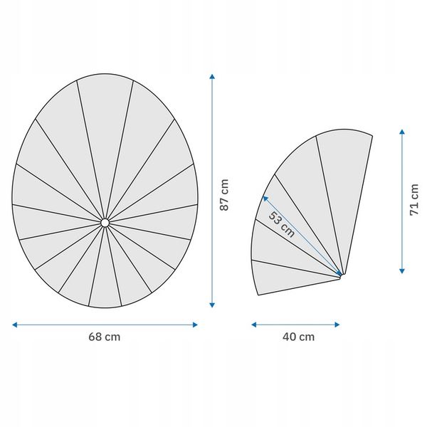 Poduszka Nuforma 87 x 68 x 2 szary zdjęcie 5