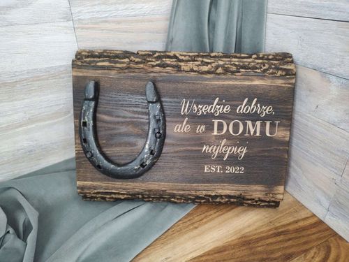 Oryginalny prezent na szczęście podkowa nowy dom na Arena.pl
