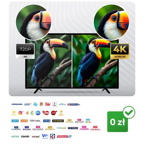 Antena zewnętrzna kierunkowa TV ultra HD 4K Berdsen BD-950 na Arena.pl