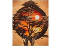 40X50CM SFERYCZNE DRZEWO OBRAZ