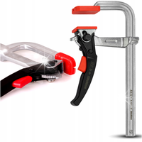 ŚCISK ŚLUSARSKI STOLARSKI 200x80mm SPAWALNICZY KUTY ZAPADKA AUTOMATYCZNY
