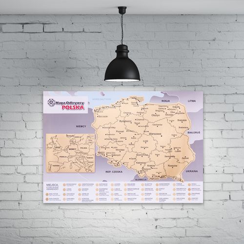 MAPA ODKRYWCY - POLSKA - ULEPSZONA ZDRAPKA na Arena.pl