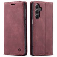 ELEGANCKIE ETUI Z KLAPKĄ SPACECASE WALLET SKÓRZANE DO GALAXY A24 4G + SZKŁO