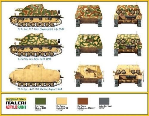Italeri Sd.Kfz.166 Sturmpanzer Brummbar na Arena.pl
