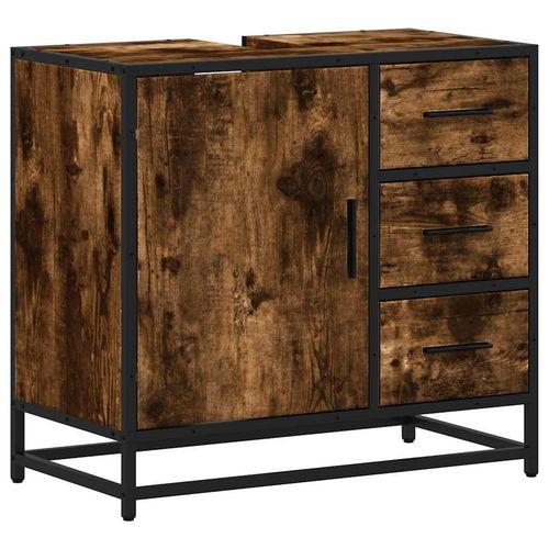 Szafka pod umywalkę, przydymiony dąb, 65x33x60 cm na Arena.pl