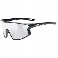 Okulary rowerowe przeciwsłoneczne UVEX Skyryse black matt/mirror silver S3