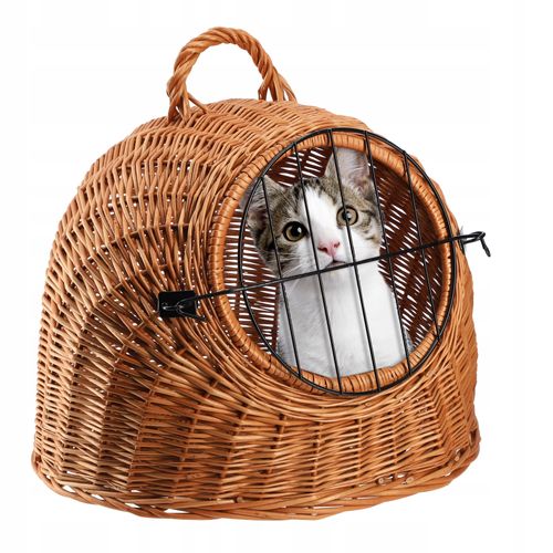 KADAX Transporter Wiklinowy Dla Psa Kota Kosz 49cm na Arena.pl