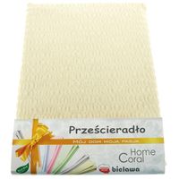 Prześcieradło z kory 160x200 100% bawełna ekri