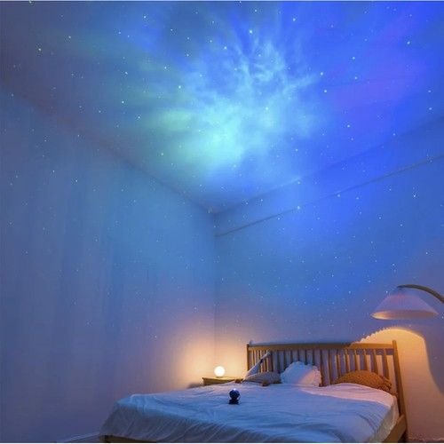 Projektor Gwiazd Nieba Astronauta Lampka Nocna LED dla Dzieci Pilot Kosmos na Arena.pl