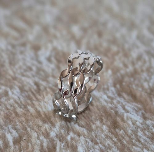 Pierścionek regulowany srebrny na Arena.pl