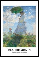 Plakat 40x60cm Design Madame Monet, Monet Vintage do Salonu