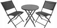 Zestaw balkonowy stół + dwa krzesła LORO Meven