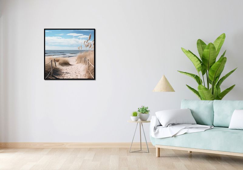Plakat 70x70cm Nadmorski Most zdjęcie 4