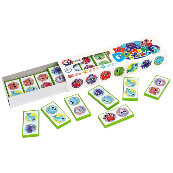 Gra Edukacyjna Domino Dla Dzieci Ocean Technok 3299 zdjęcie 2