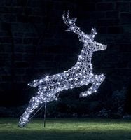 Renifer figurka ozdoba dekoracja świąteczna LED 146 cm