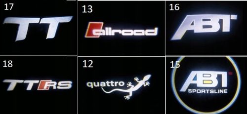 LED LOGO PROJEKTOR AUDI A1 A3 A4 A5 A6 A7 A8 Q3 Q5 Q7 R8 TT na Arena.pl