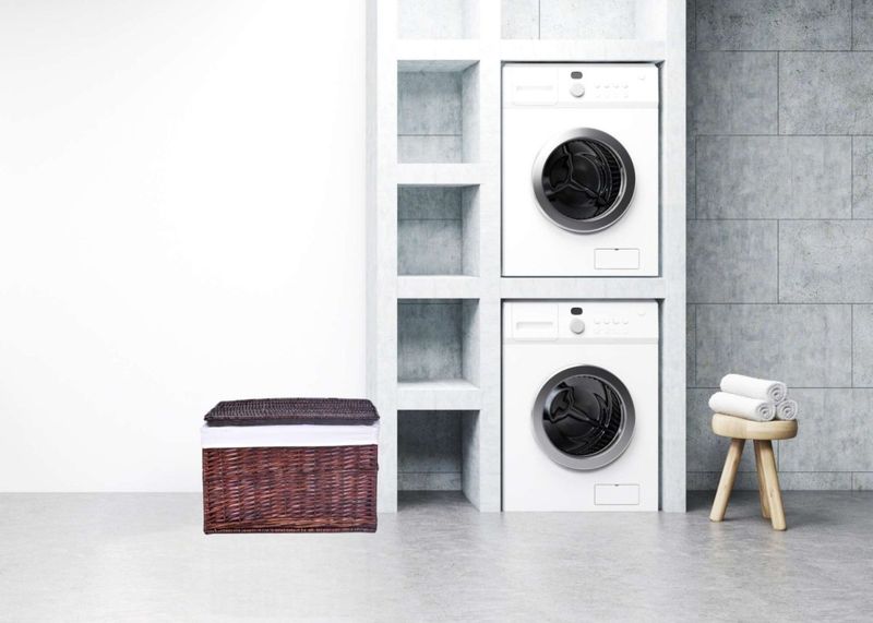 Kufer wiklinowy brązowy 160 L zdjęcie 5