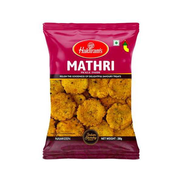 Indyjska przekąska Mathri Haldirams 200g zdjęcie 1