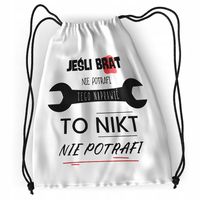 Plecak Dla Brata Sportowy Szkolny Worek Torba Z Nadrukiem Ze Zdjęciem