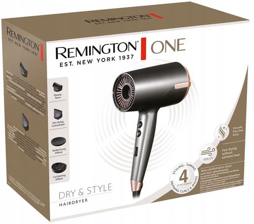 Suszarka do włosów REMINGTON One Dry & Style D6077 na Arena.pl