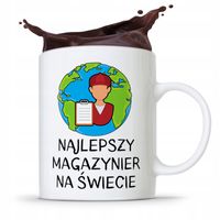 Kubek Prezent Dla Magazyniera Najlepszy Na Świecie Z Nadrukiem Ze Zdjęciem