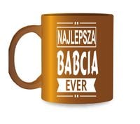 kubek złoty najlepsza babcia ever kz03