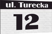 Tabliczka adresowa Numer domu Tablica adres posesji Metal ALUMINIUM 30x20cm