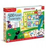 Gra edukacyjna Clementoni Mówiące pióro 500 pytań Zwierzęta Clementoni