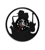 Zegar ścienny z płyty winylowej Jazz 11.1