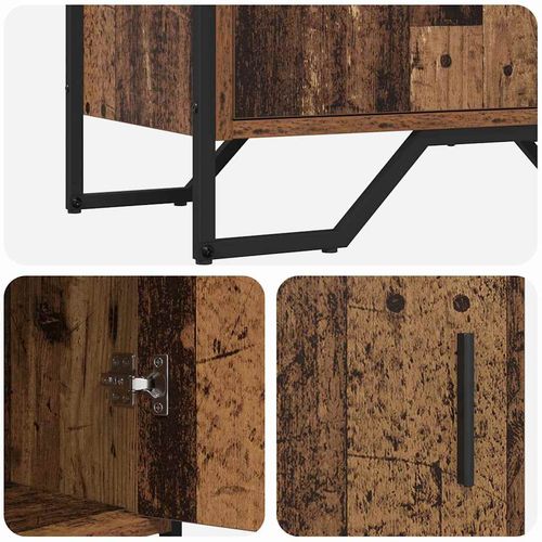 Bufet z szufladą Stare drewno 79.5 x 35.5 x 74.5 cm na Arena.pl