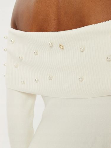 Guess Sukienka dzianinowa W5RK0G Z2YJ2 Écru Regular Fit roz.XL na Arena.pl