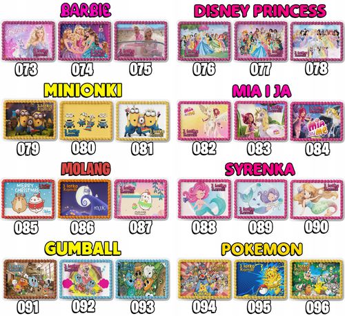 PROSTOKĄTNY OPŁATEK NA TORT A4 20x29CM - MY LITTLE PONY + IMIĘ na Arena.pl