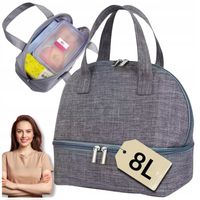 Torba termiczna lunchbox na jedzenie śniadanie do pracy izolacyjna 2