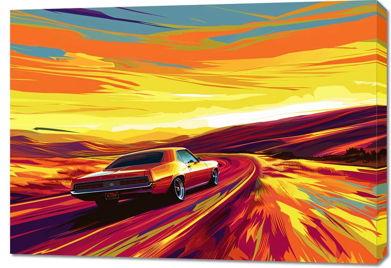 Obraz 100x70cm Pędź Przed Siebie zdjęcie 1