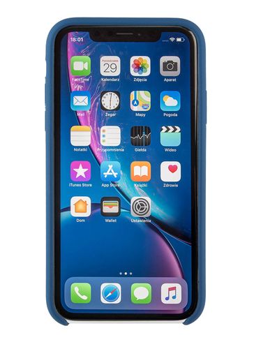 LEO SILIKON - Apple iPhone XR - BLUE na Arena.pl