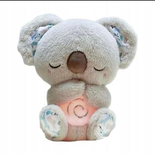 ODDYCHAJĄCY USPOKAJAJĄCY MIŚ PRZYTULIŚ PLUSZOWY KOALA DLA DZIECI MASKOTKA na Arena.pl