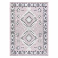 RUG/LU/VINEA/AZTEC/POWDERPINK+CREAM/80x150