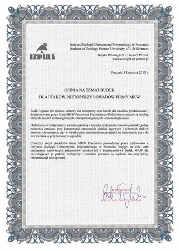 Skrzynka dla jaskółki gniazdo oknówka potrójna MKW na Arena.pl