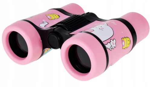 Lornetka plastikowa z mini kompasem Regulowana ogniskowa 4x30 Bezpieczna na Arena.pl