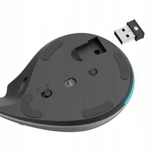 ERGONOMICZNA BEZPRZEWODOWA AKUMULATOROWA MYSZ HAMA EMW-700 2.4GHZ BT USB-C na Arena.pl