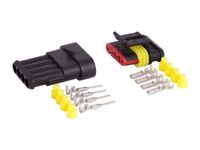 Złącze hermetyczne czterokrotne, wtyk + gniazdo