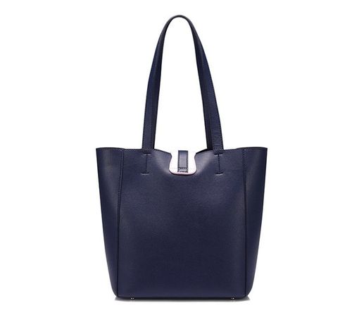 NUCELLE Stylowy granatowy shopper na Arena.pl