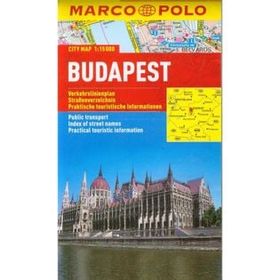 Budapest city map Praca zbiorowa