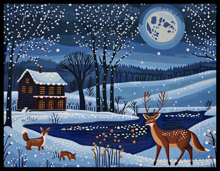 Plakat 65x50cm Przyszła Zima zdjęcie 2