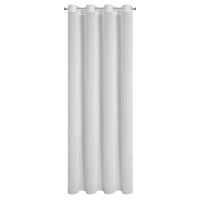 Firana na przelotkach 140X250 zyfonowa zdobiona diamencikam ARIADNA2 biała