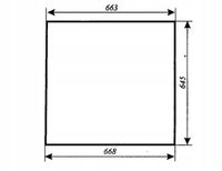 szyba boczna - bok ciągnika T25 A2 Władimirec kabina Szyszka - koźmin