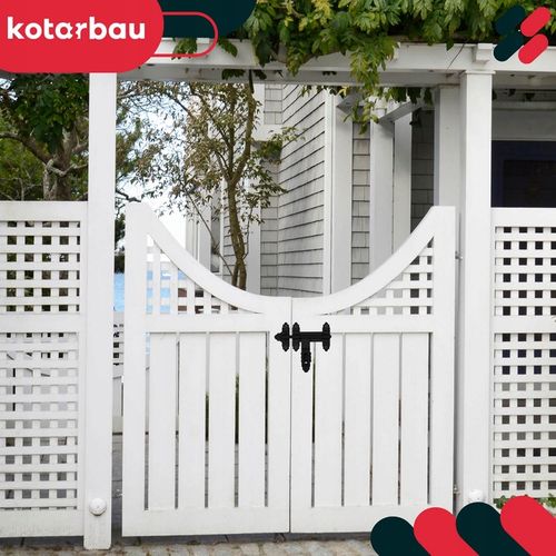 ZASUWA BRAMOWA GARAŻOWA RYGIEL BLOKADA ZAMKNIĘCIE DRZWI BRAMY CZARNA 200 MM na Arena.pl