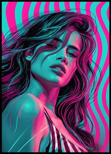 Plakat 64x90cm Neonowy Wzrok na Arena.pl
